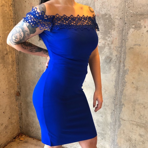 Emamoda Paris size Large sexy off shoulder dress - Picture 5 of 9